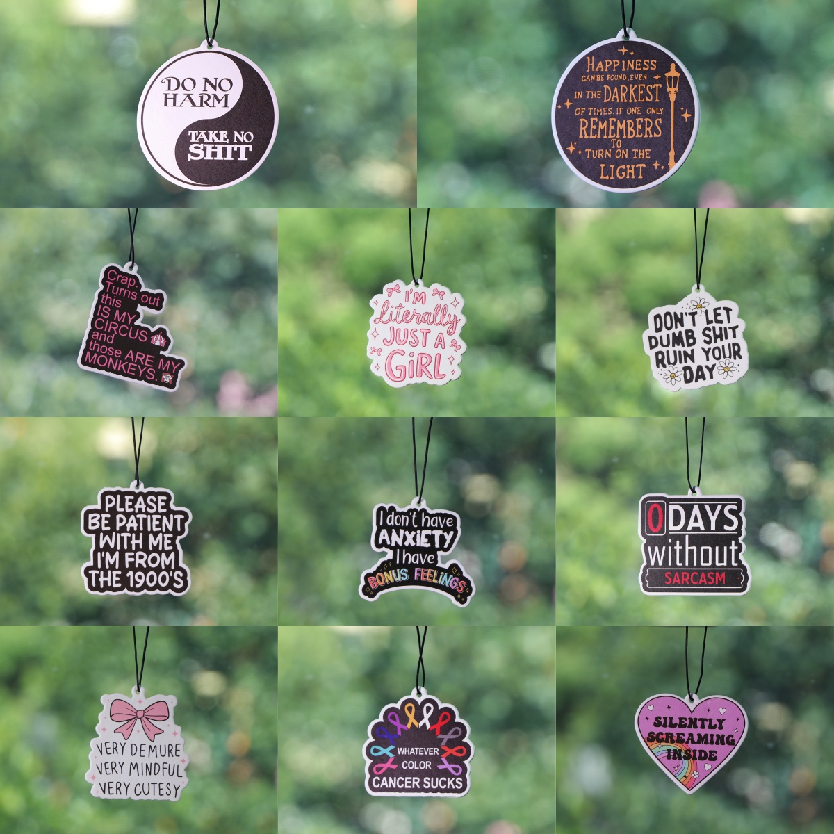 Fragrance Quotes - Pembe Aşk Yay Tırnaklar Araba Aromaterapi